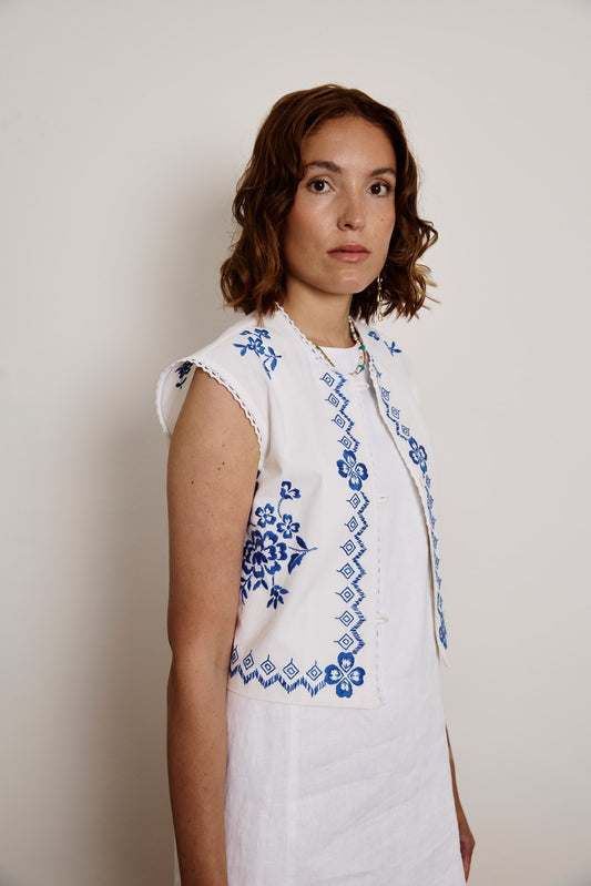 Wunschweste aus deinem Stoff - Gerader Schnitt