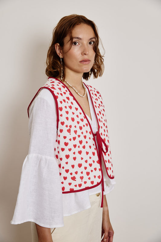 Alba Leinenbluse