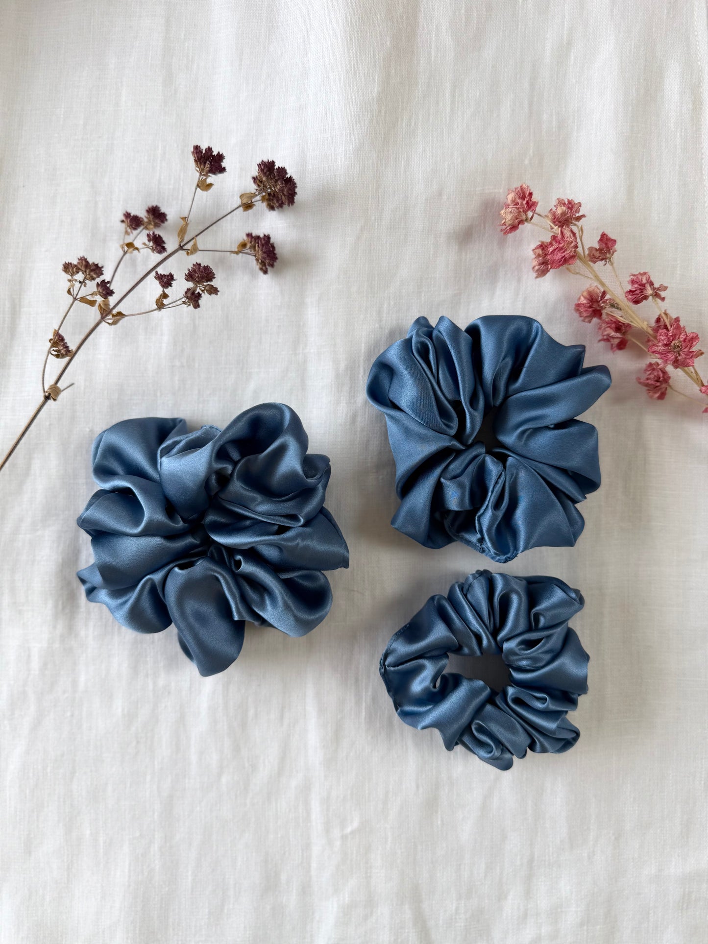Nebelblau Scrunchie