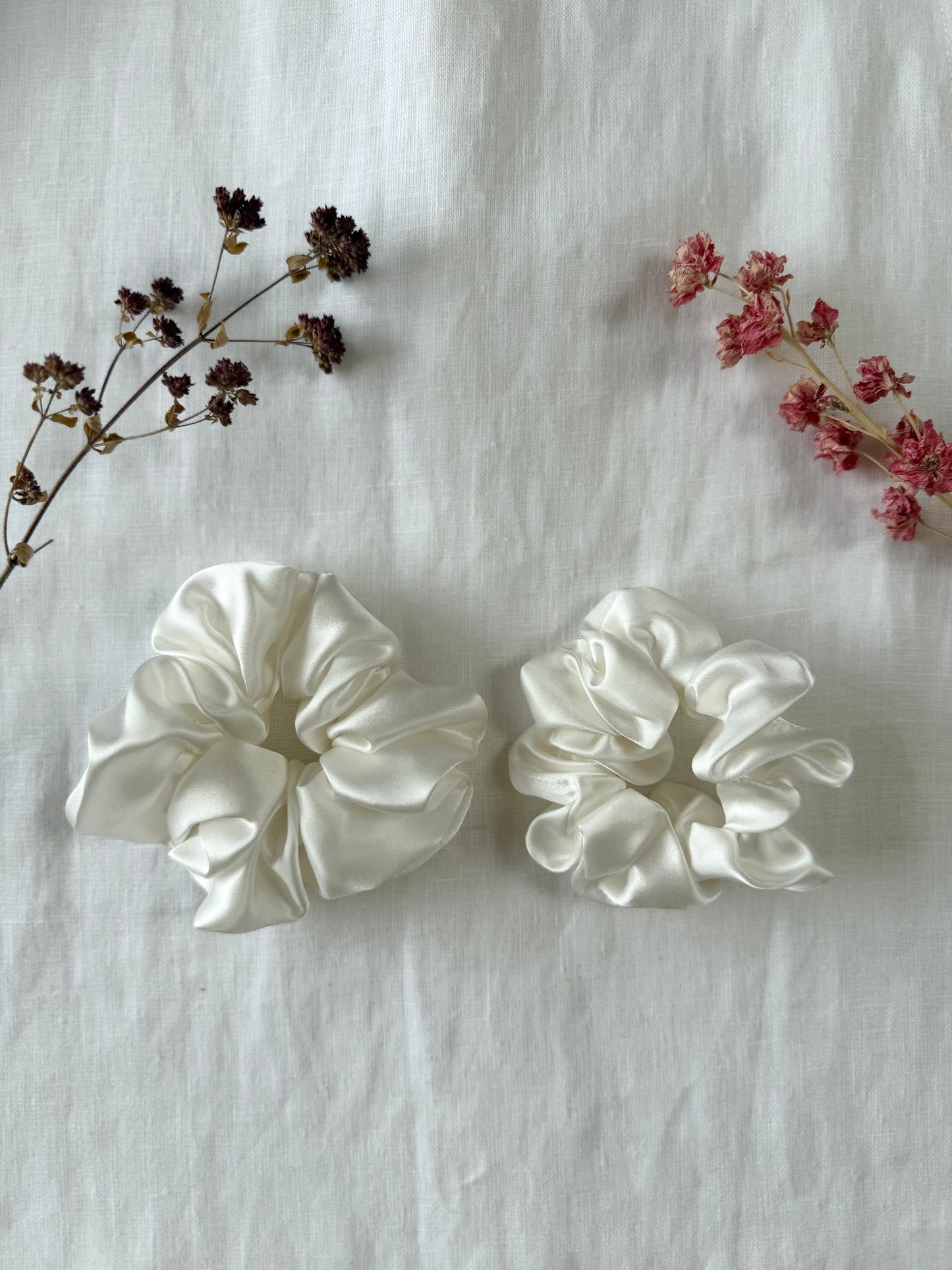 Weiß Scrunchie
